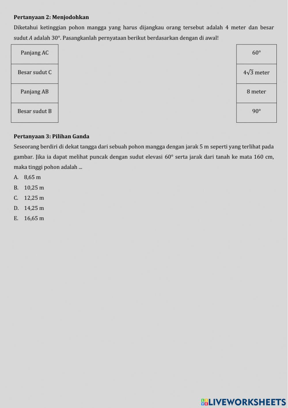 Aturan Sinus Numerasi