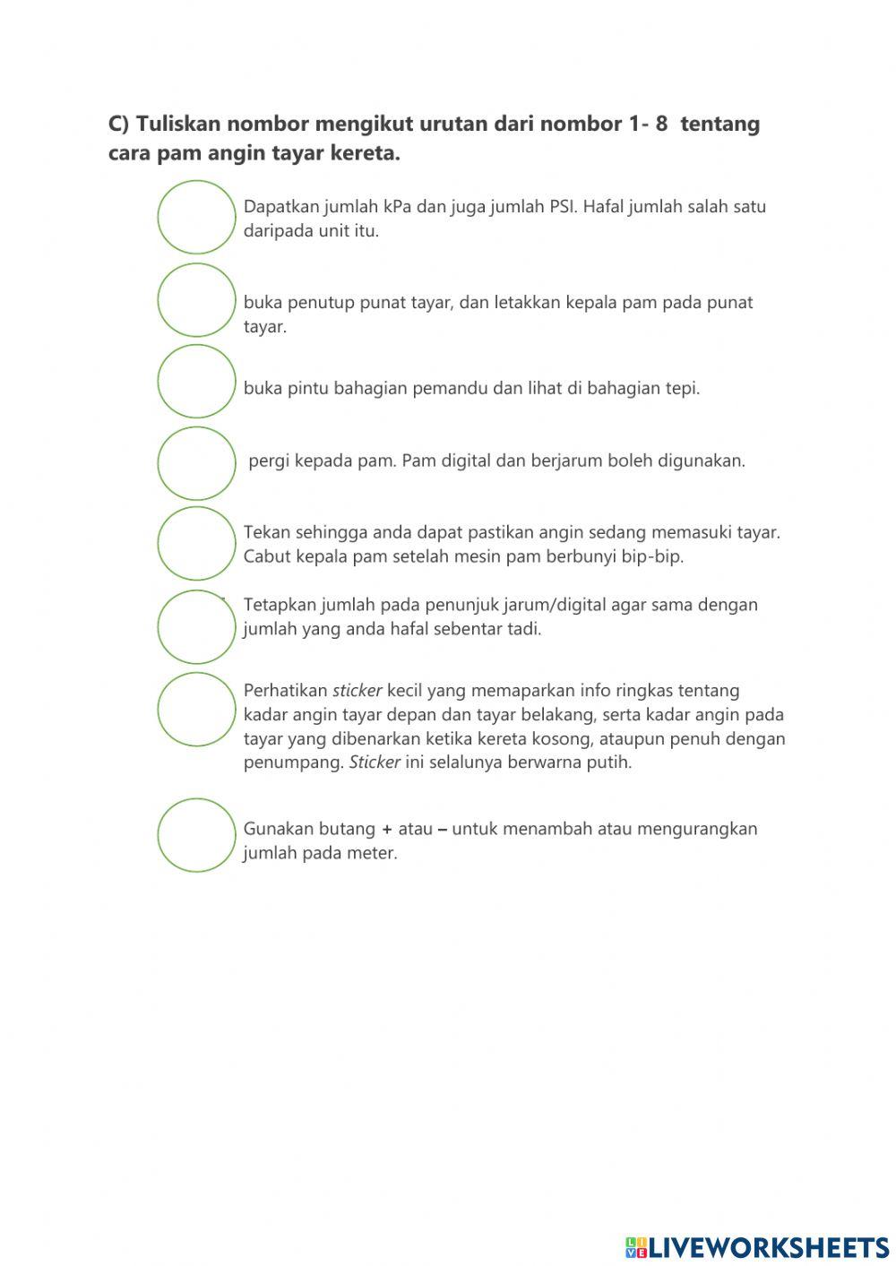 Cara pam tayar yang betul