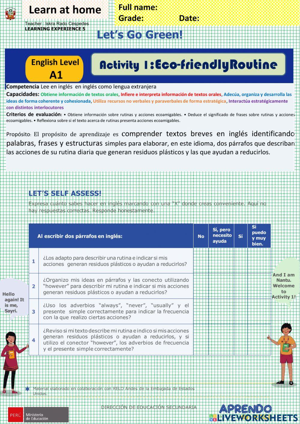 Let-s Go Green! - A1 irc week25