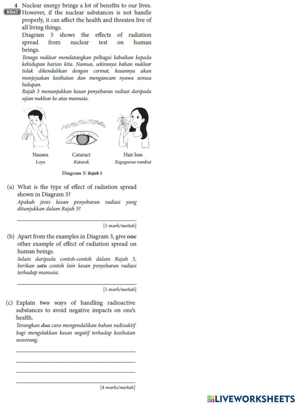 12.3 Impak Penggunaan Tenaga Nuklear