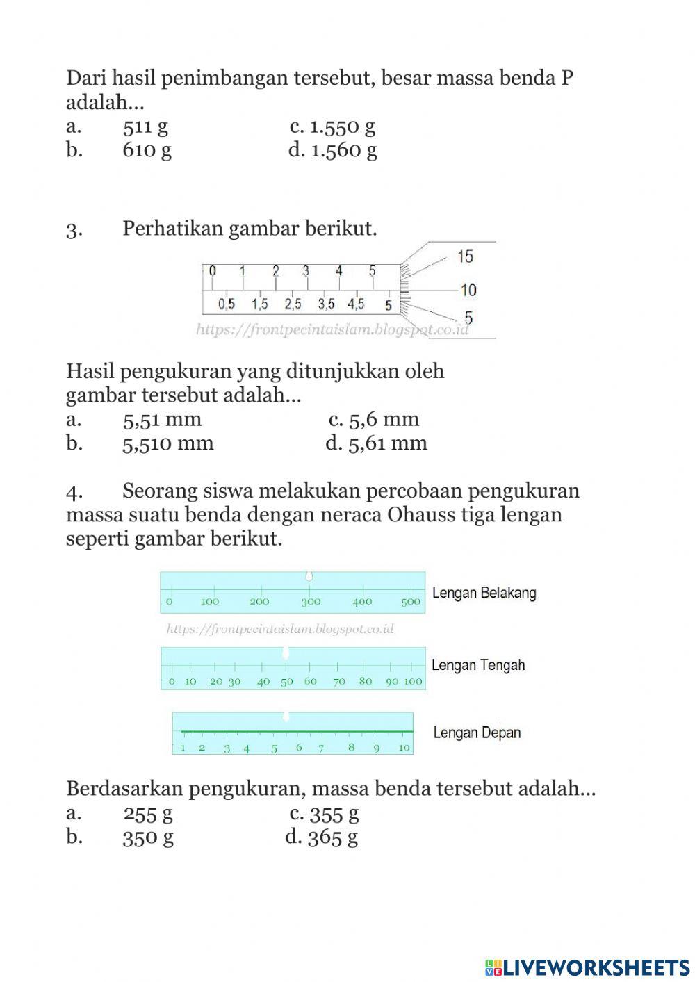 Penilaian harian (ph) pengukuran