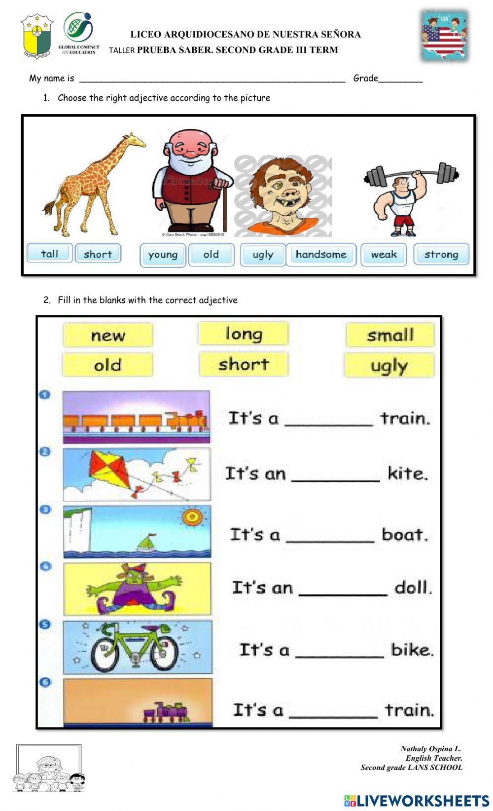 Taller Prueba Saber IIITerm II GRADE