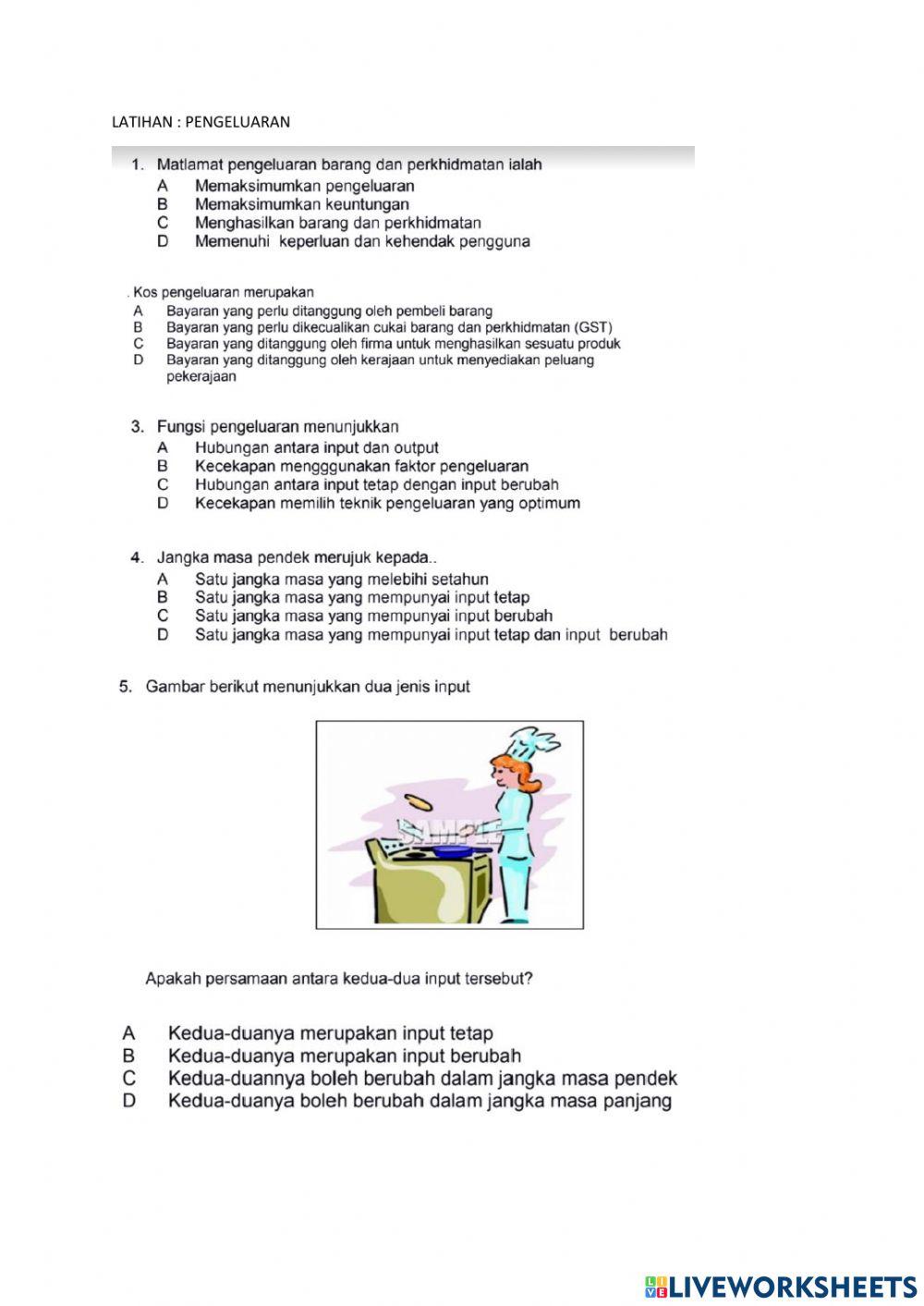 Ekonomi : pengeluaran