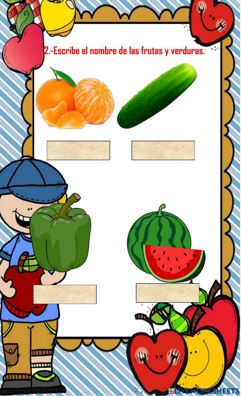 Las frutas y verduras