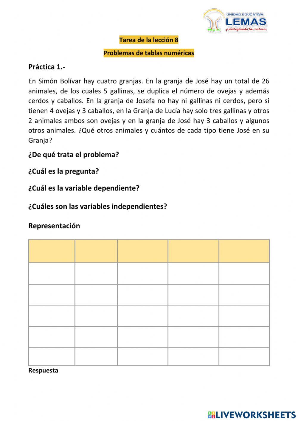 Tarea de la lección 8