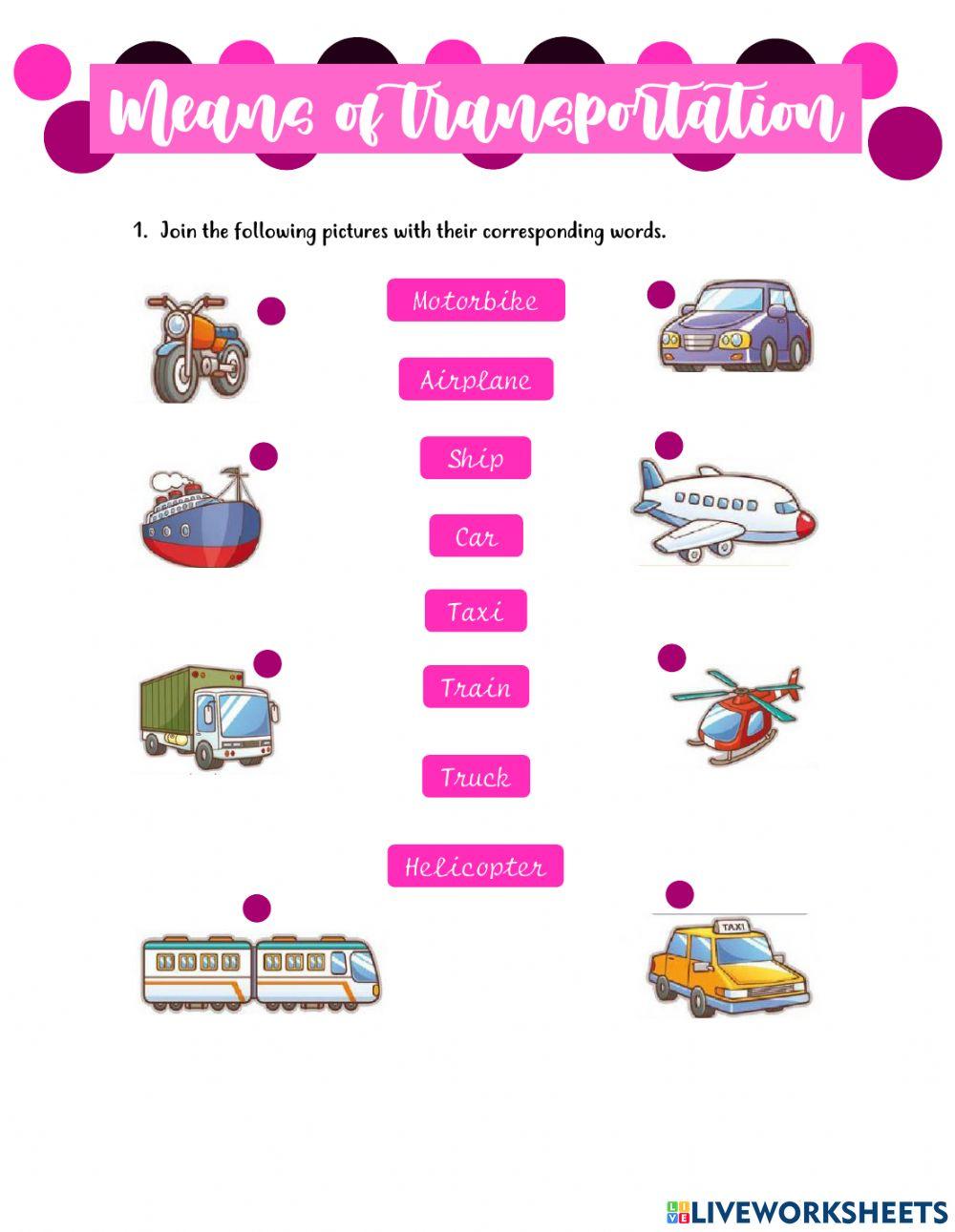 Means of transportation