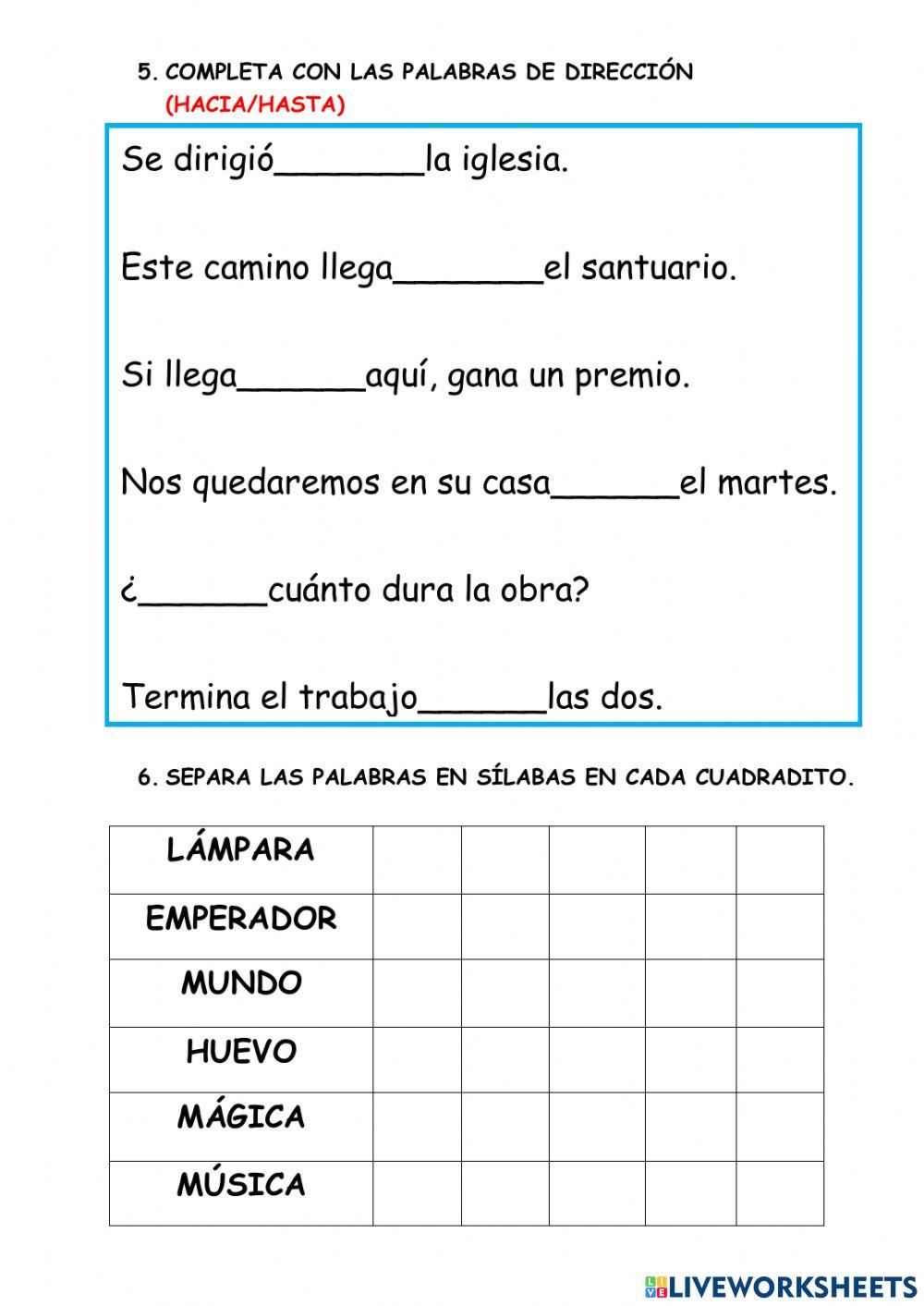 Examen de comunicación 2do grado mes de agosto