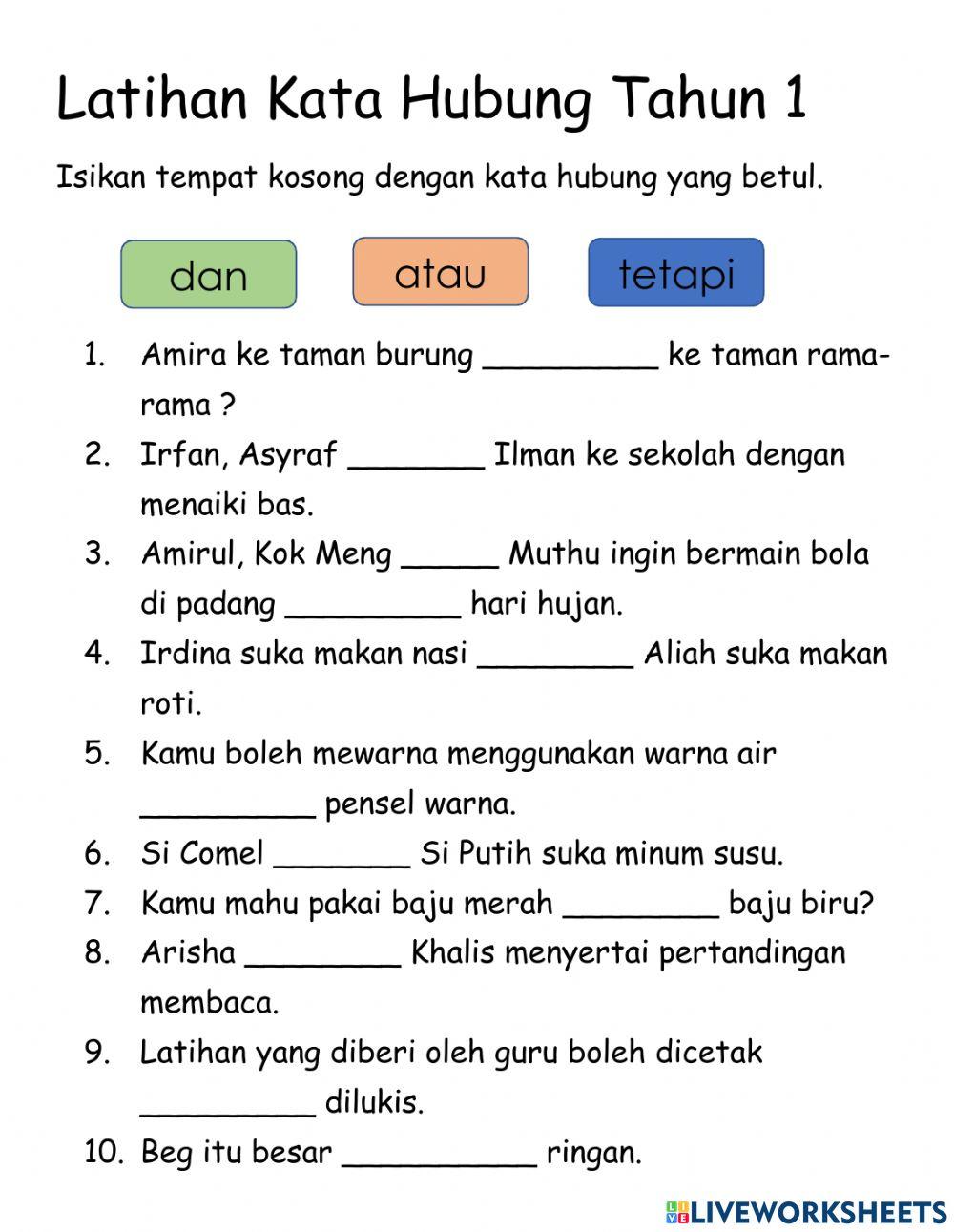 Kata Hubung Gabungan