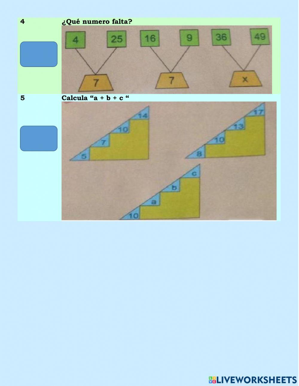 Habilidad matemática. Operaciones Básicas.
