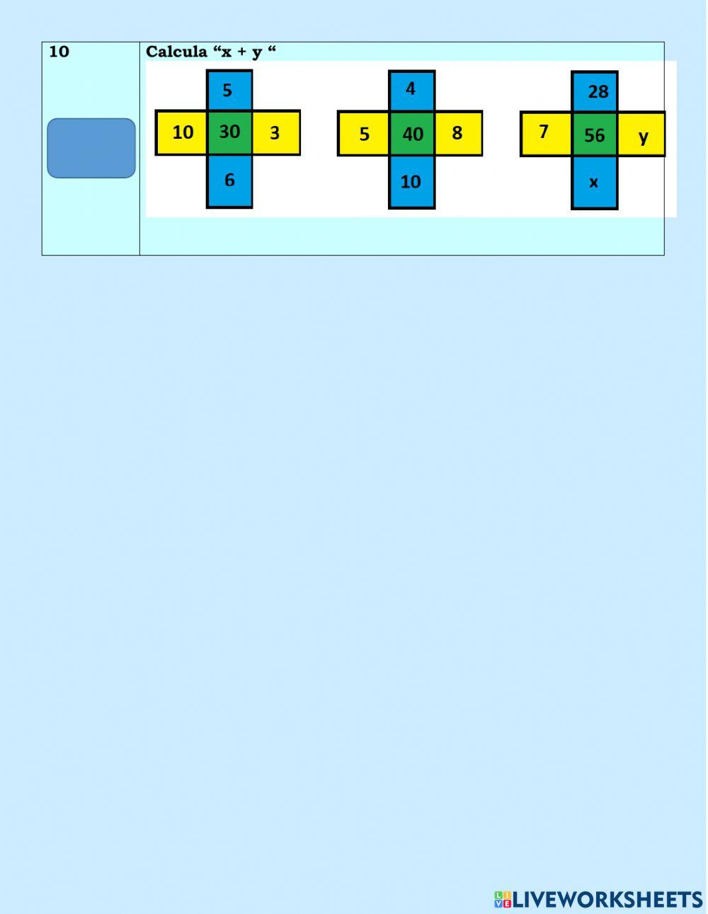 Habilidad matemática. Operaciones Básicas.