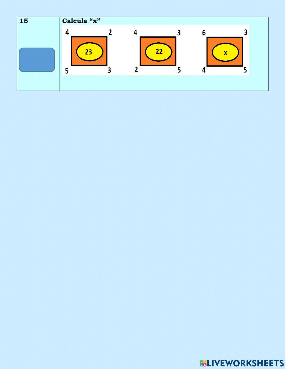 Habilidad matemática. Operaciones Básicas.