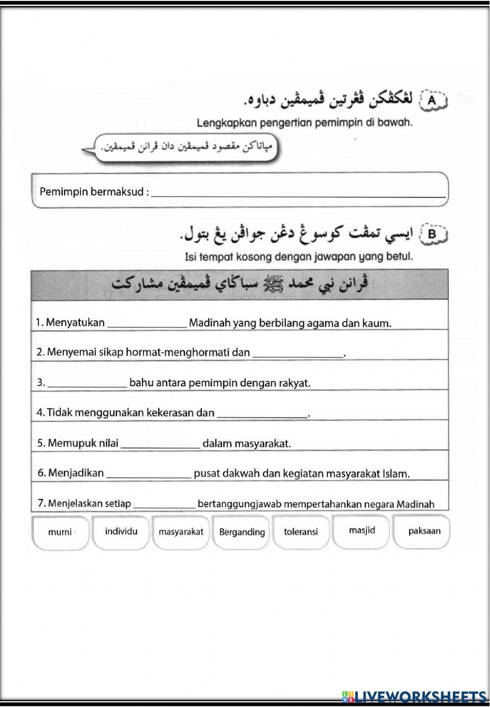 Tahun 5 - Nabi Muhammad Pemimpin Agung