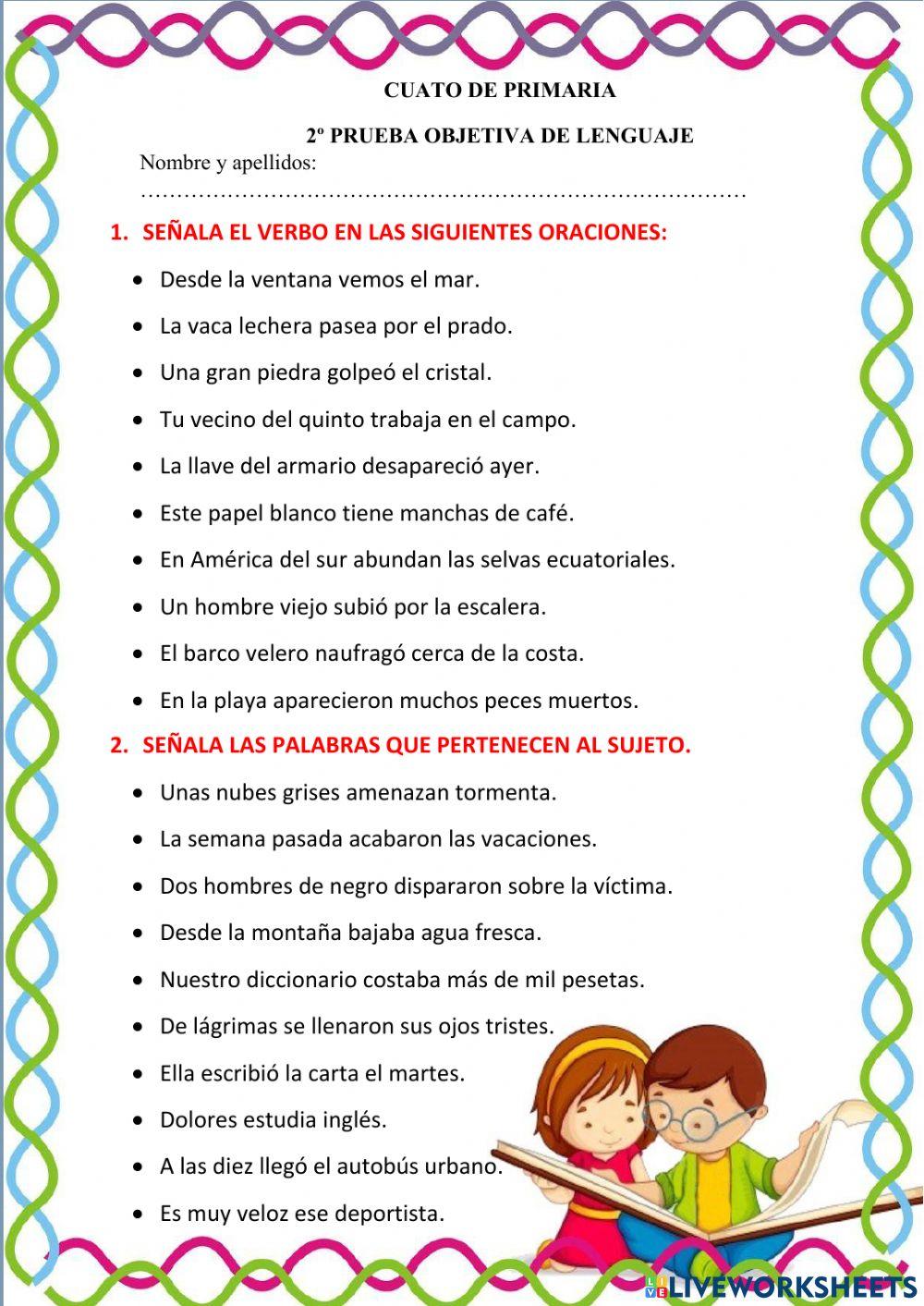 Partes de la oración