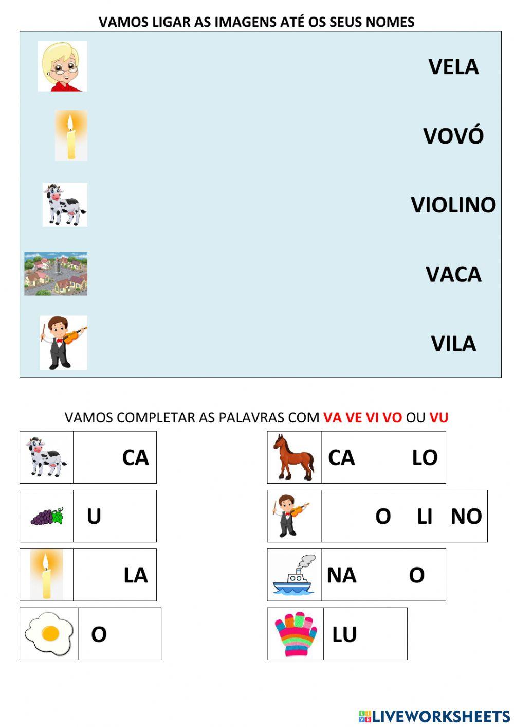 Jogo interativo – sílabas – va/ve/vi/vo/vu ⋆ EduKinclusiva