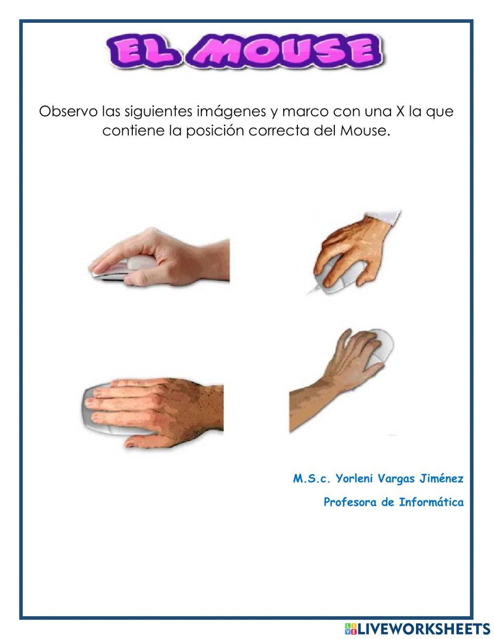 Posición correcta del Mouse