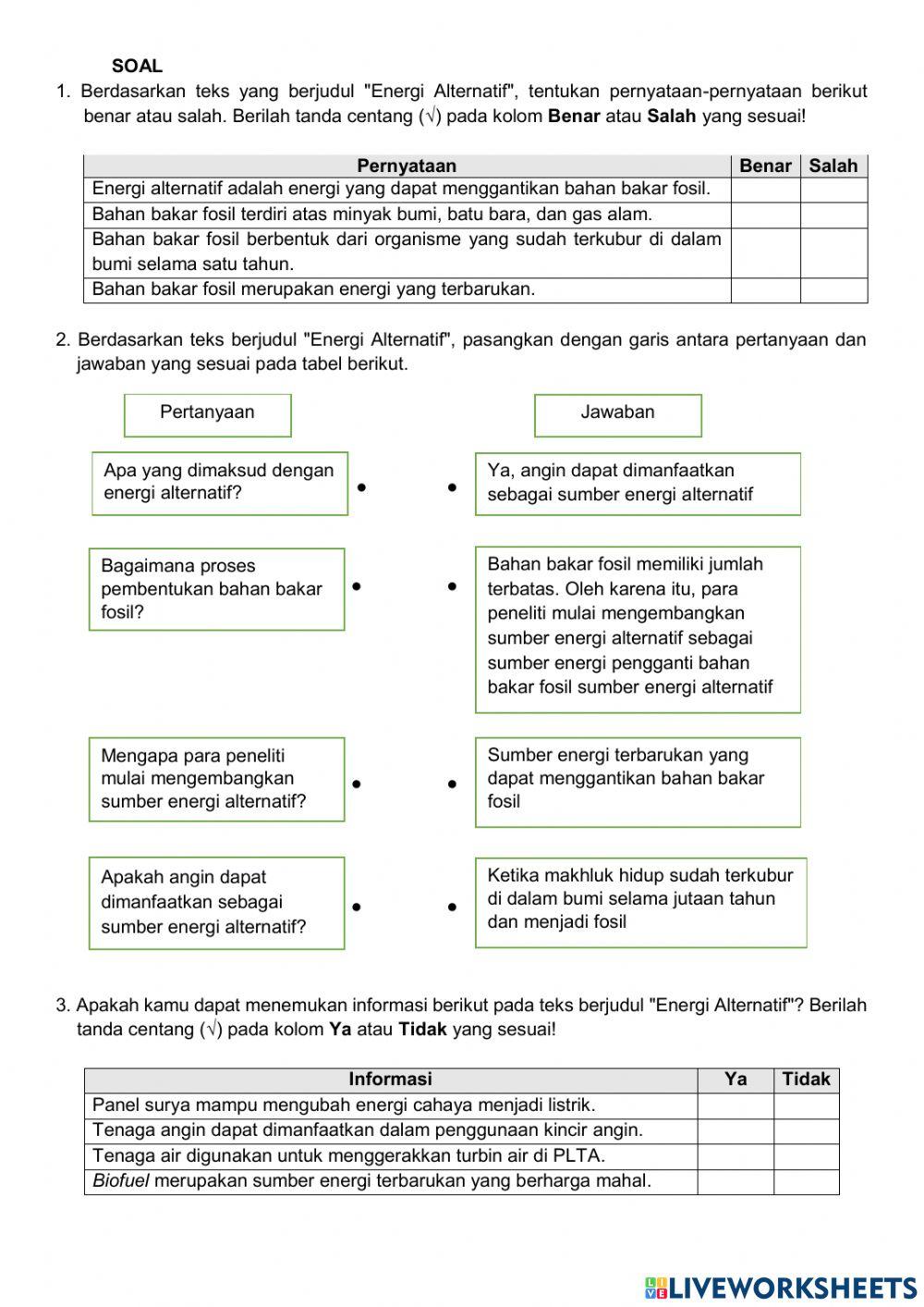 Lathan soal akm (ipa)