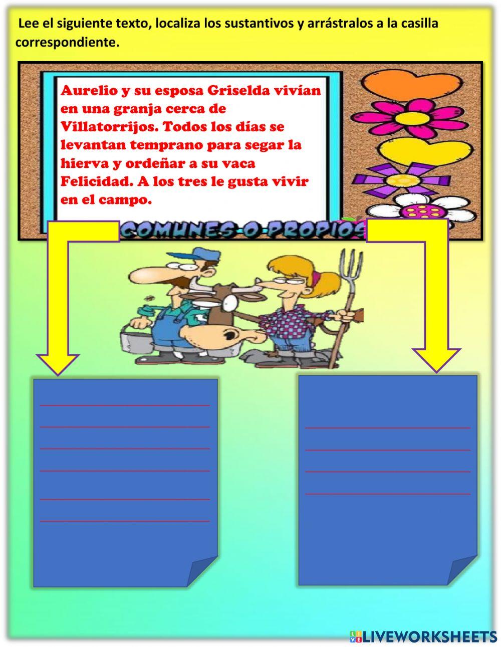 El sustantivo El sustantivo
