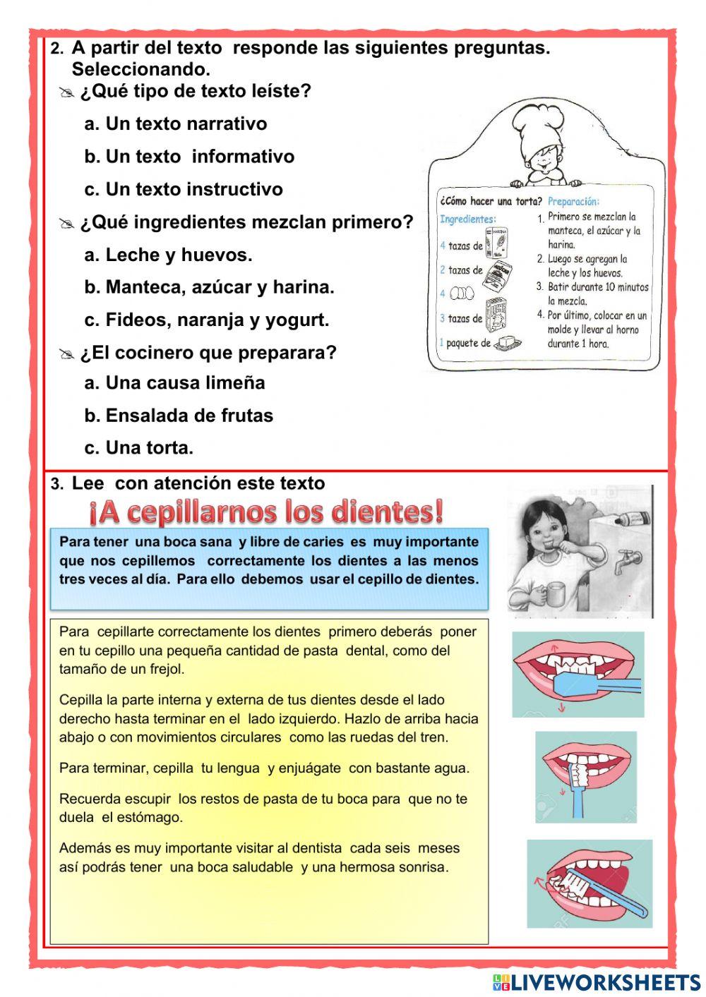 Comprension de textos