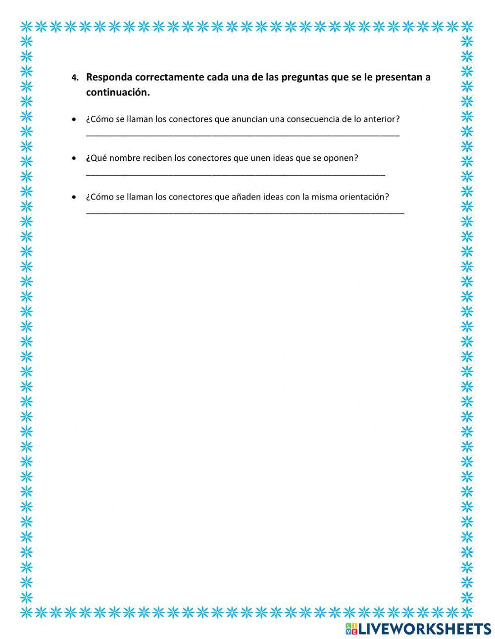 Clases de párrafos y marcadores de discurso