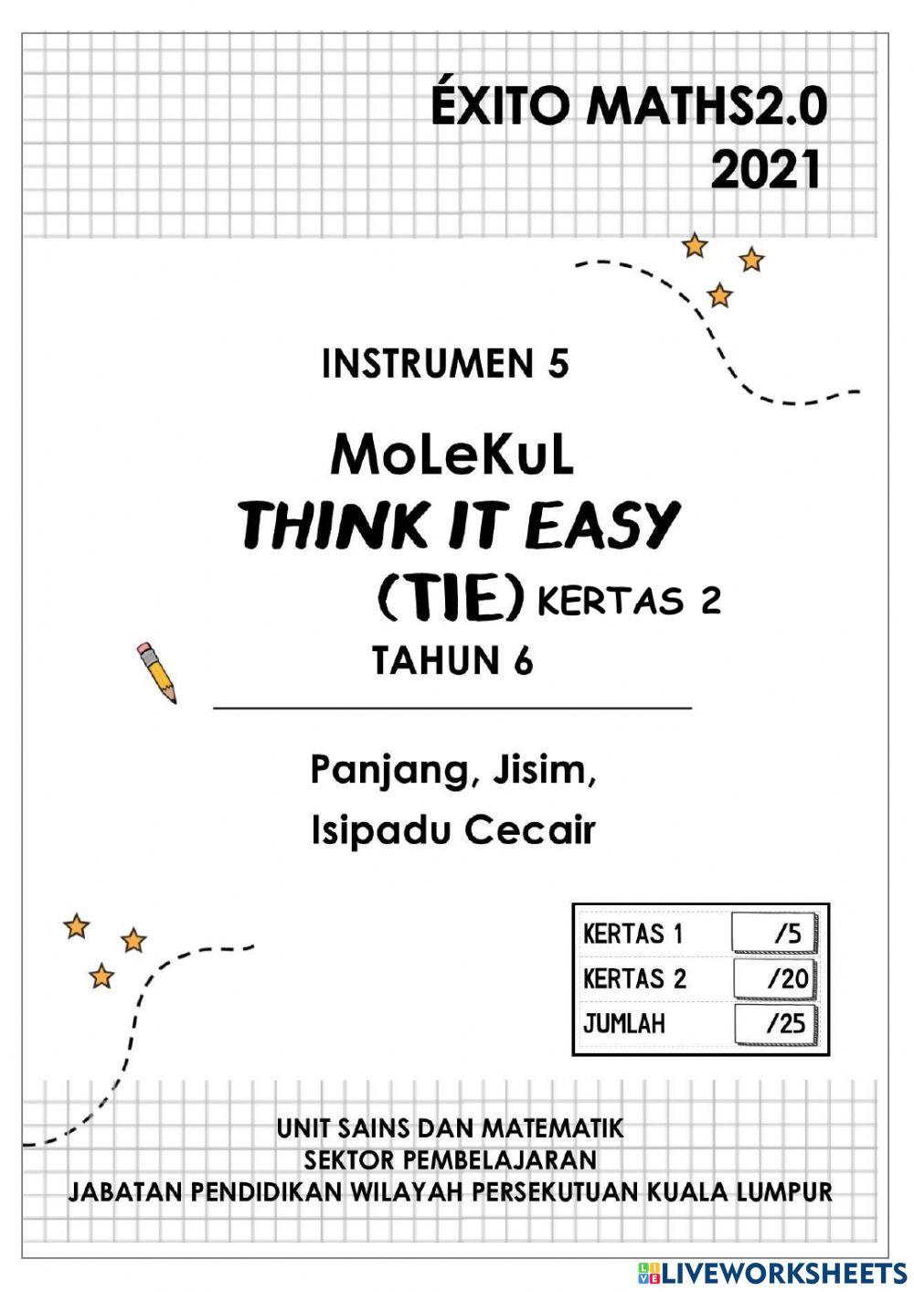 Tie5 K2 tahun 6 exito maths2.0