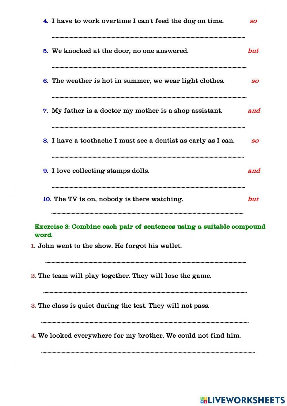 Unit 2- Compound words- Grade 7