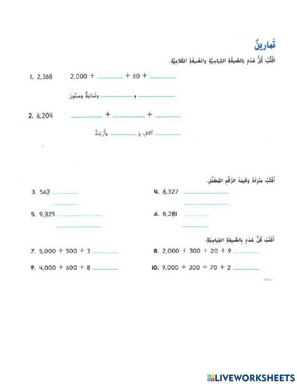 القيمة المكانية