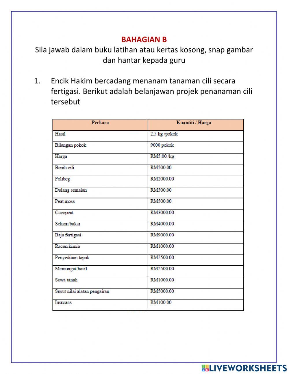 PRA PEPERIKSAAN PdPR (PERTANIAN)