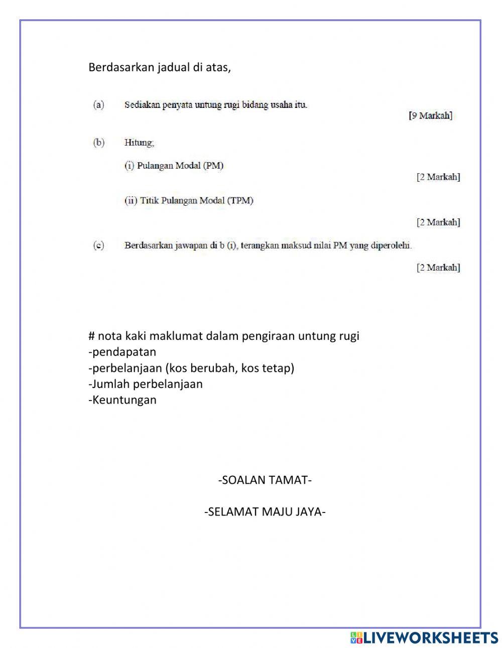 PRA PEPERIKSAAN PdPR (PERTANIAN)