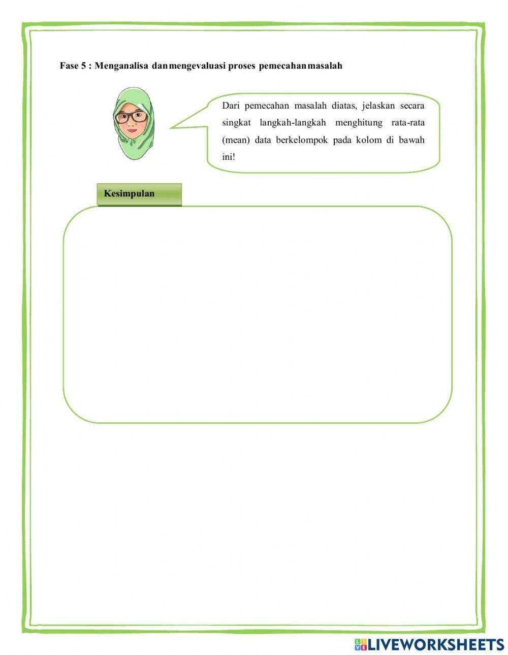 LKPD Pertemuan ke 2 Statistika