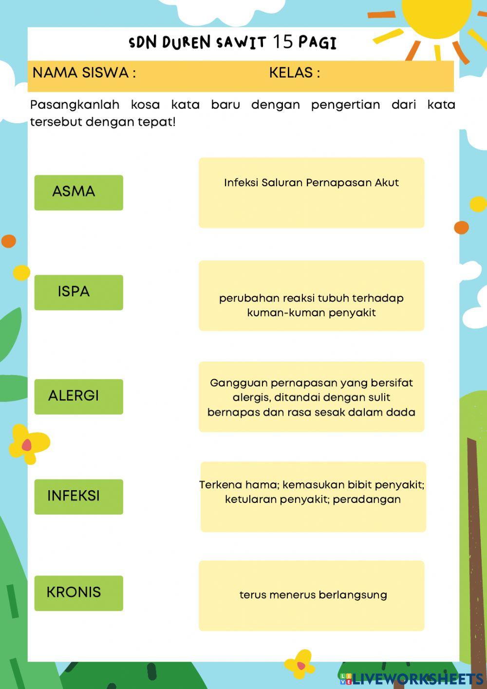 Kosa kata baru kabut asap