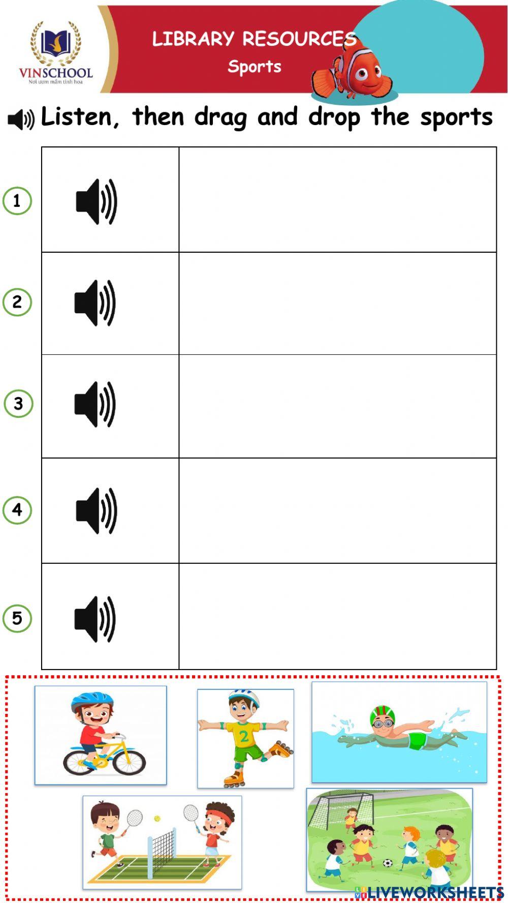 Sports and movements