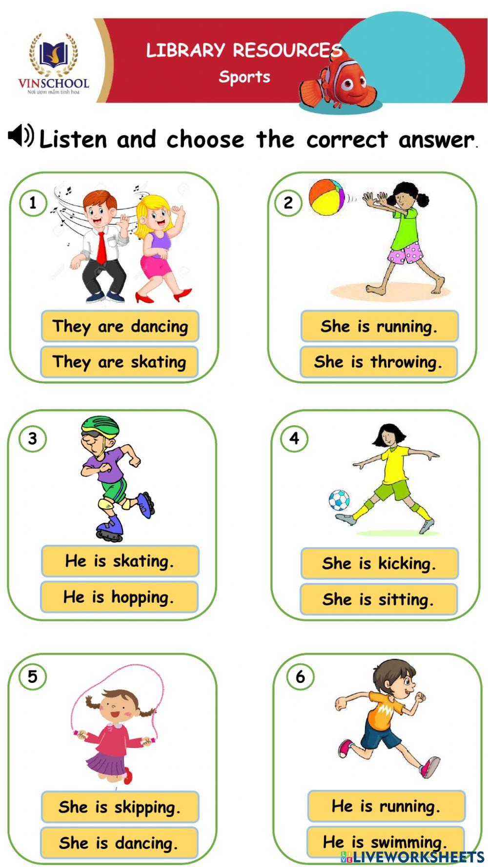 Sports and movements