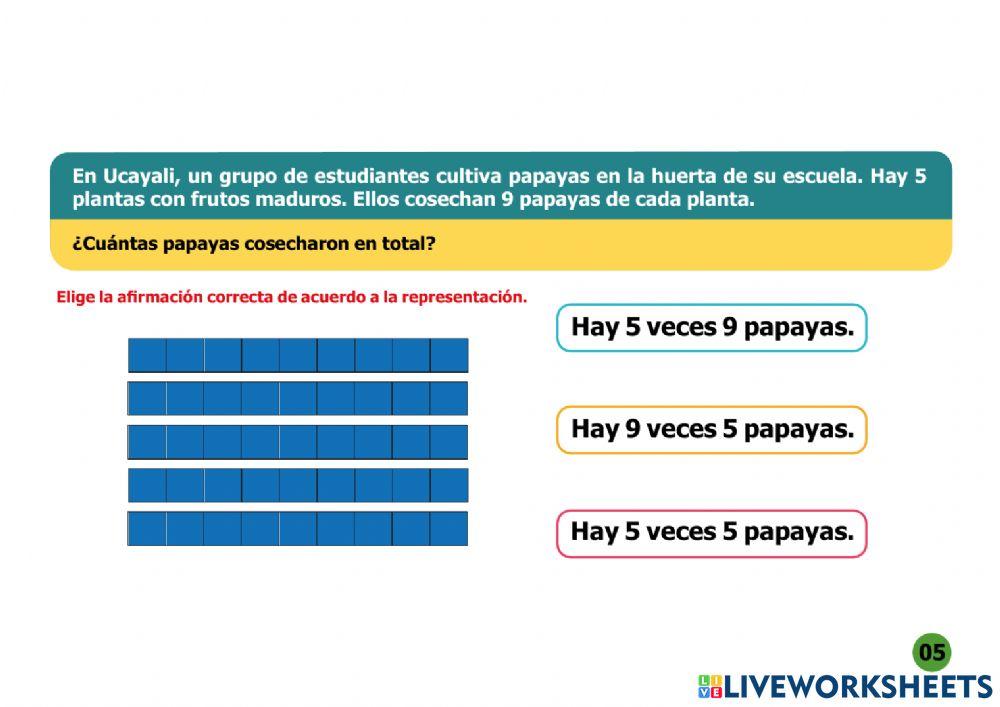 Aprendemos a multiplicar