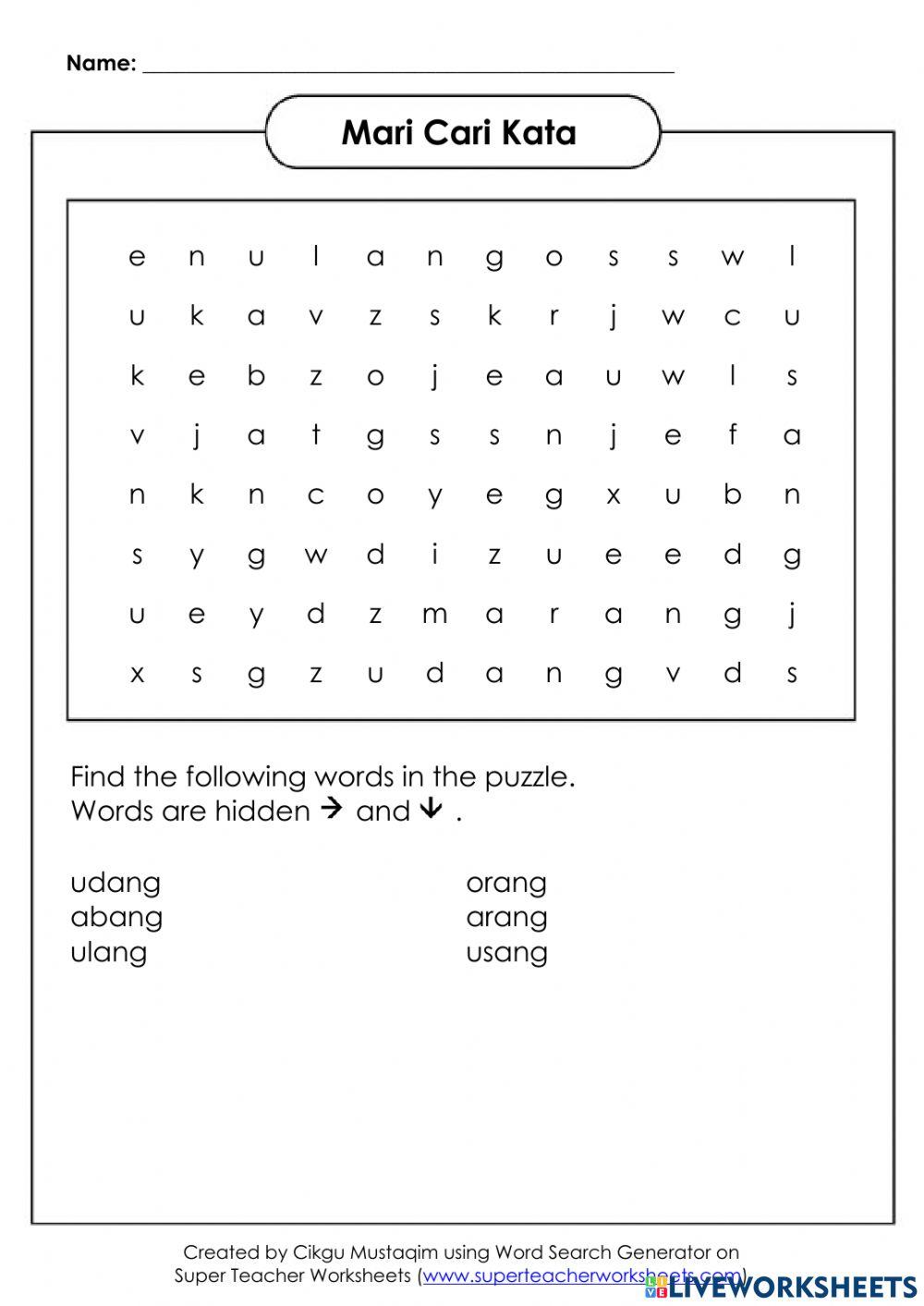 Perkataan v+kvkk kemahiran 19