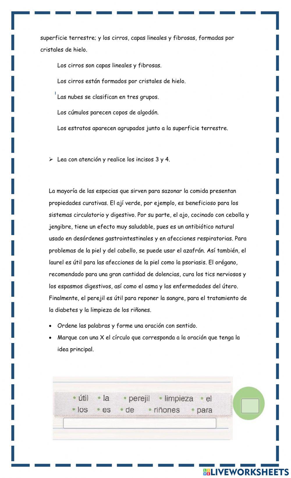 Ejercicios de repaso