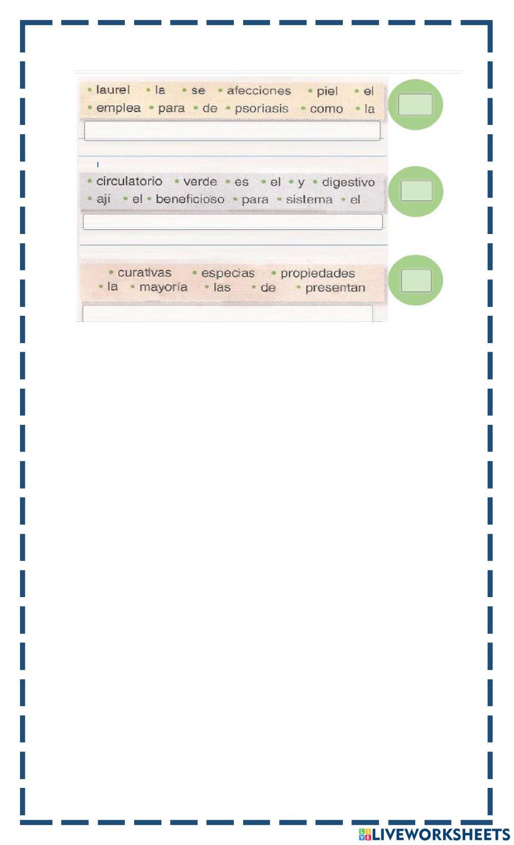 Ejercicios de repaso