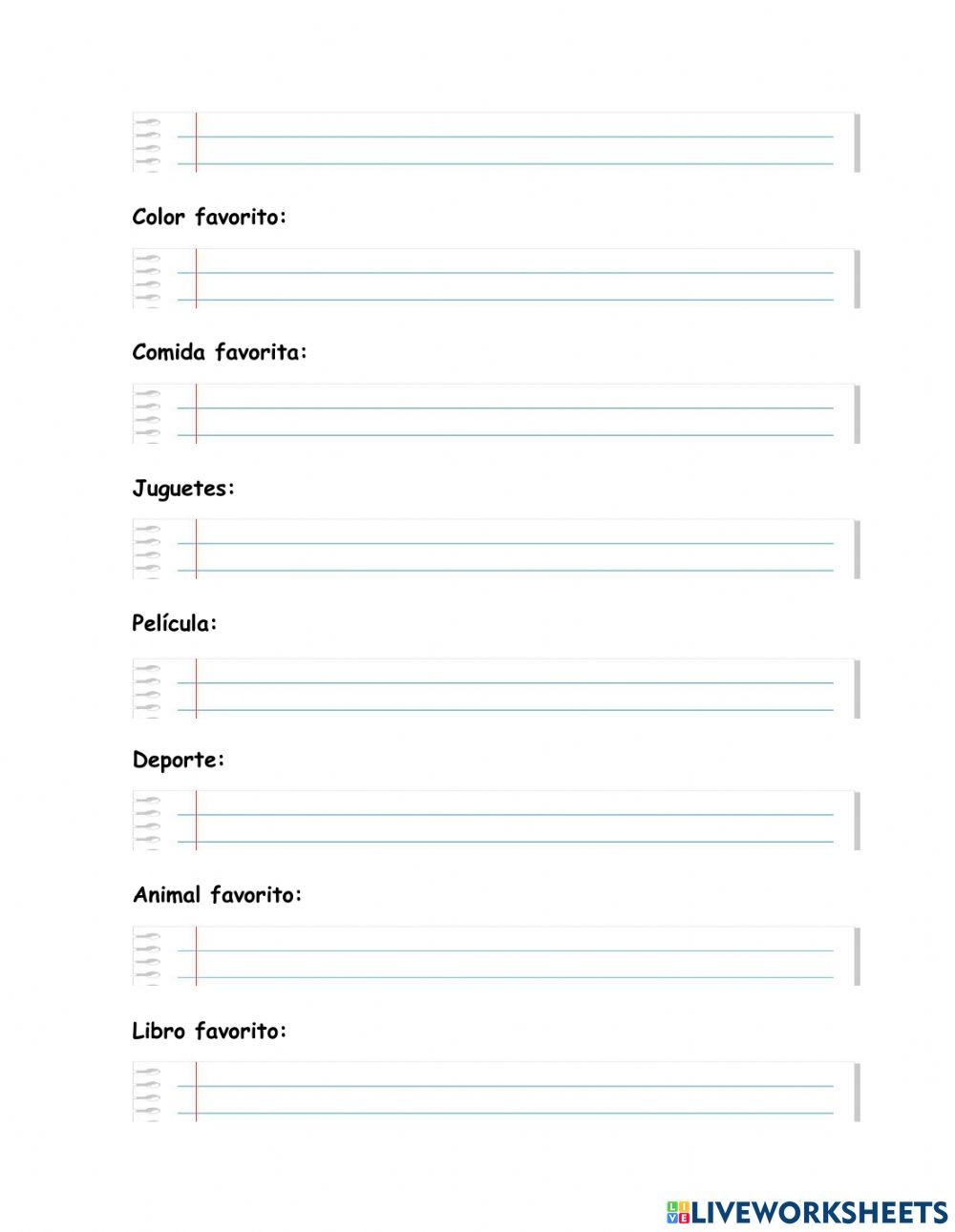Entrevista inicial para niños
