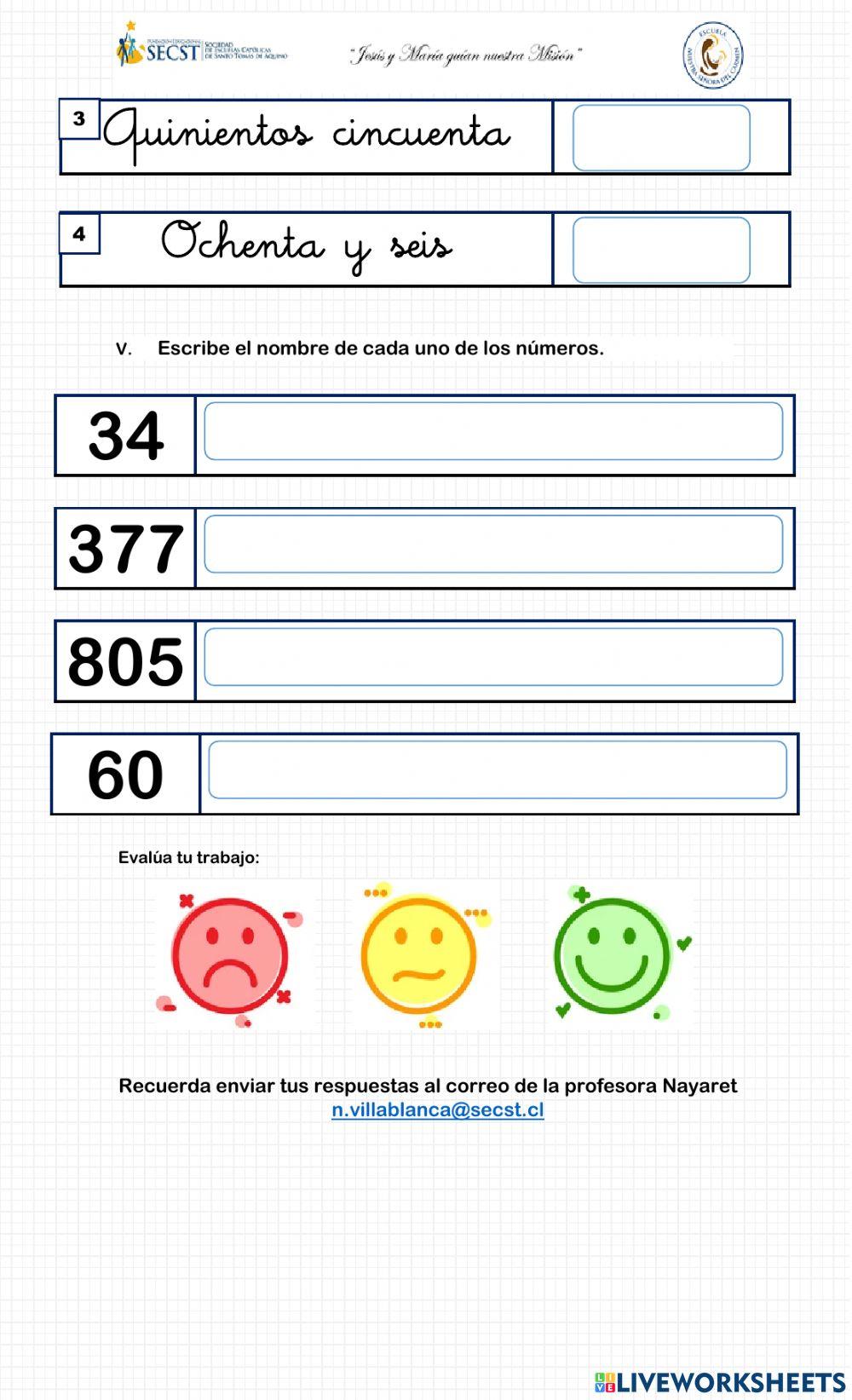 Rutina de matemática N°4