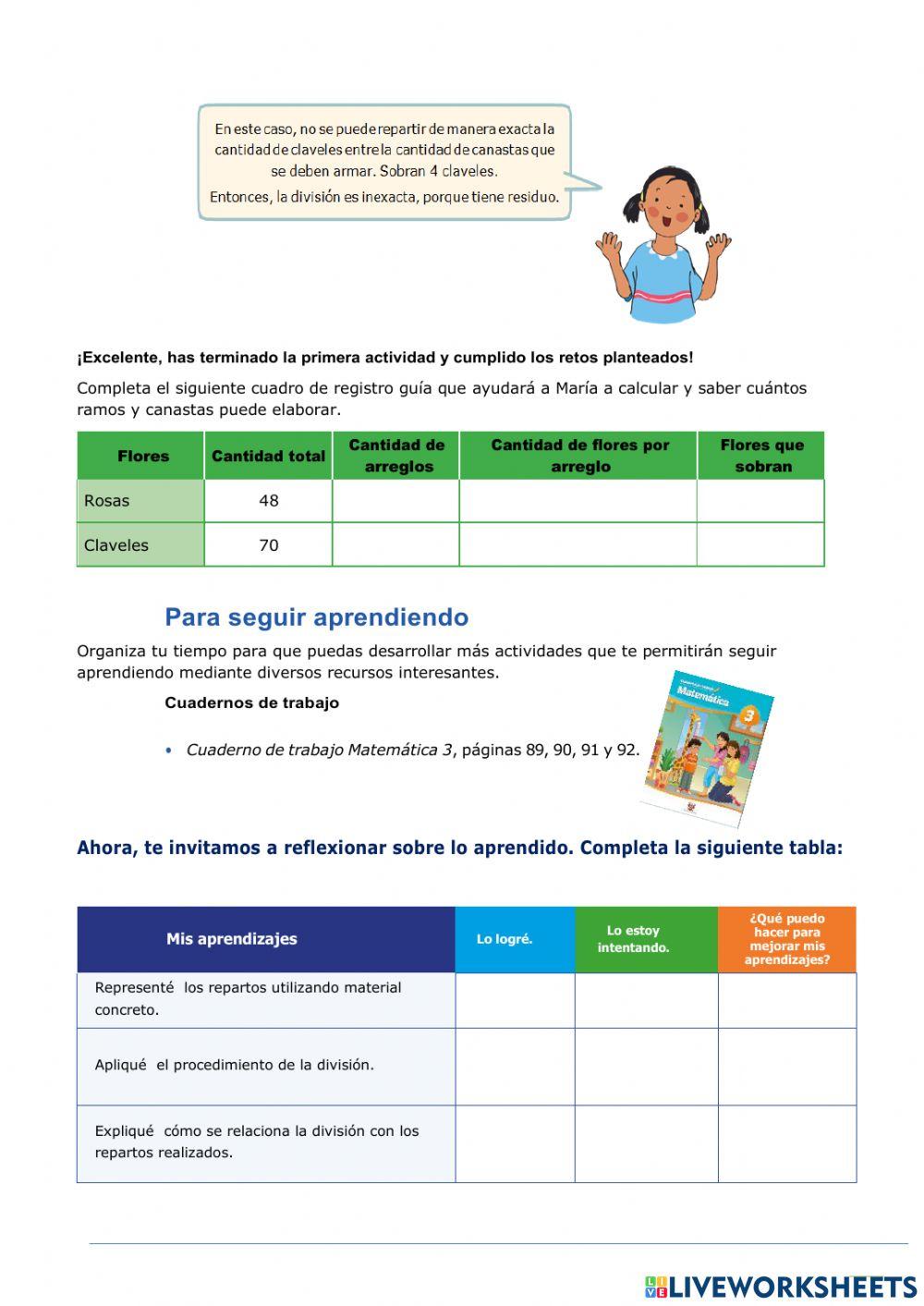 Arreglos florales con la repartición equitativa