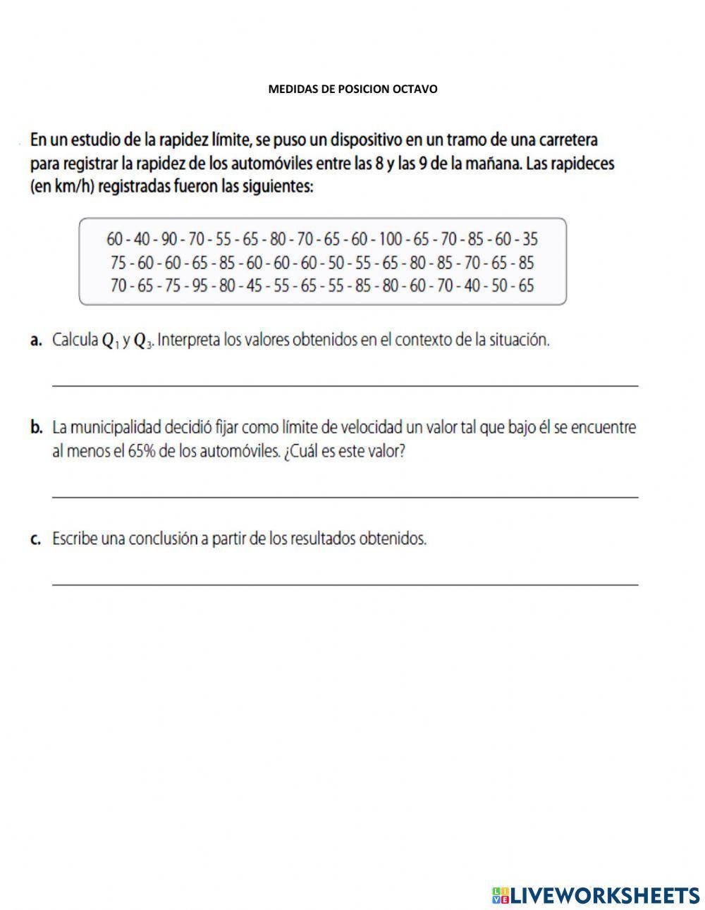 Medidas de posicion 8vo
