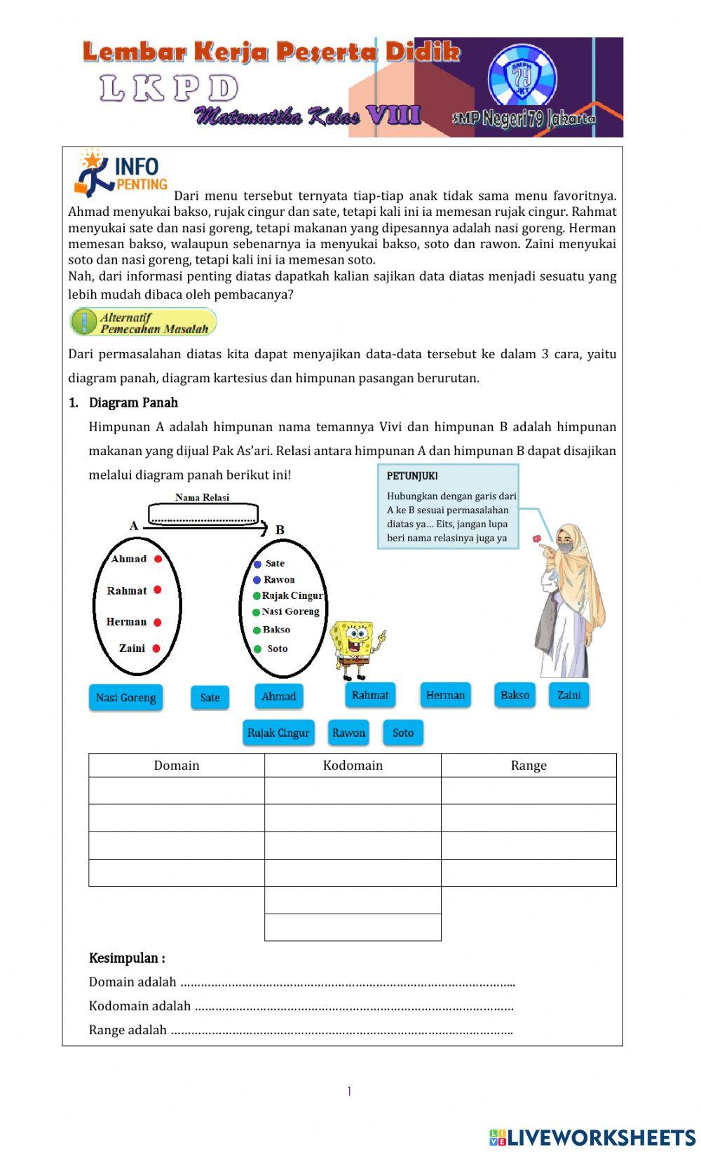Relasi & fungsi part 1