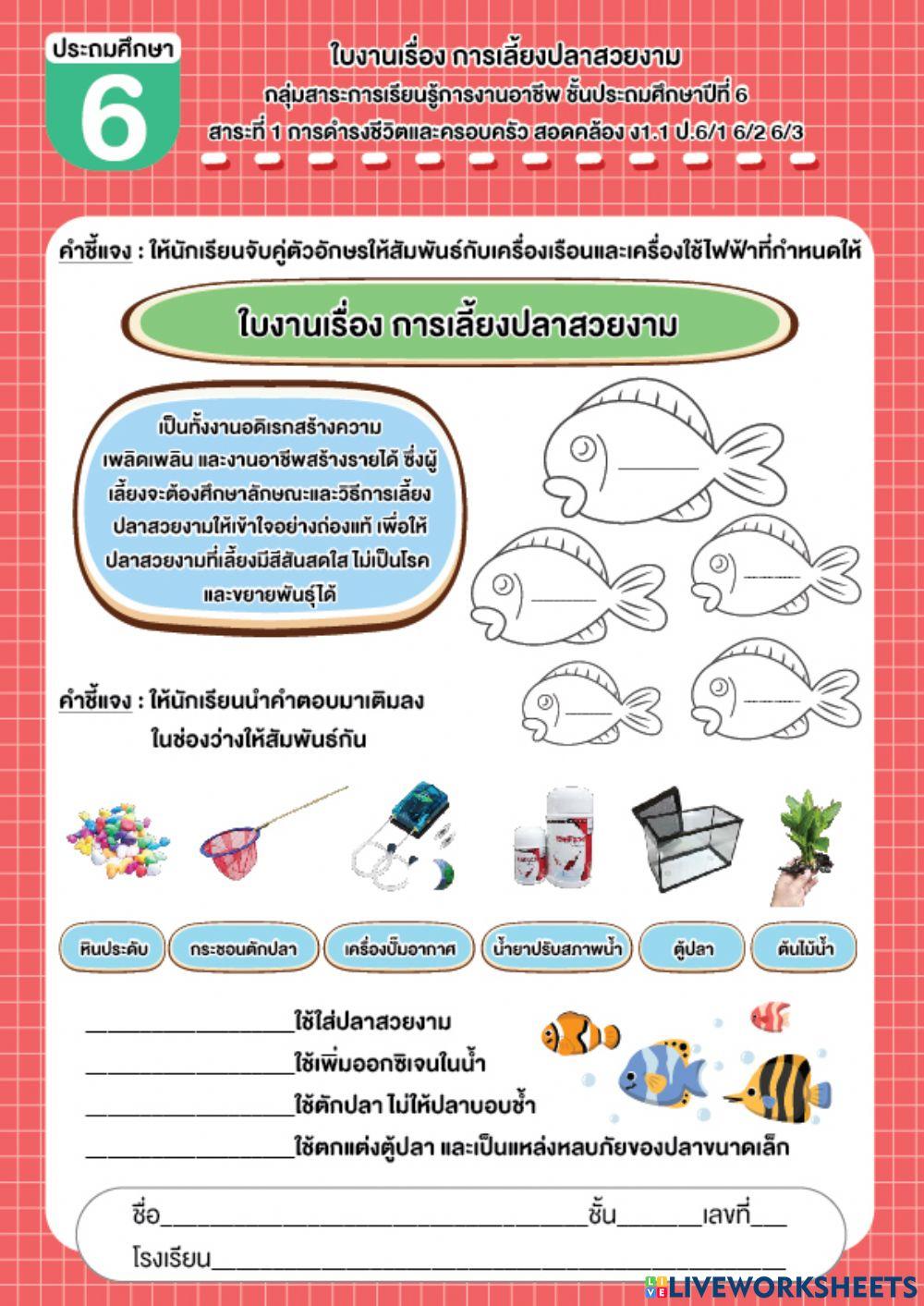 การเลี้ยงปลา