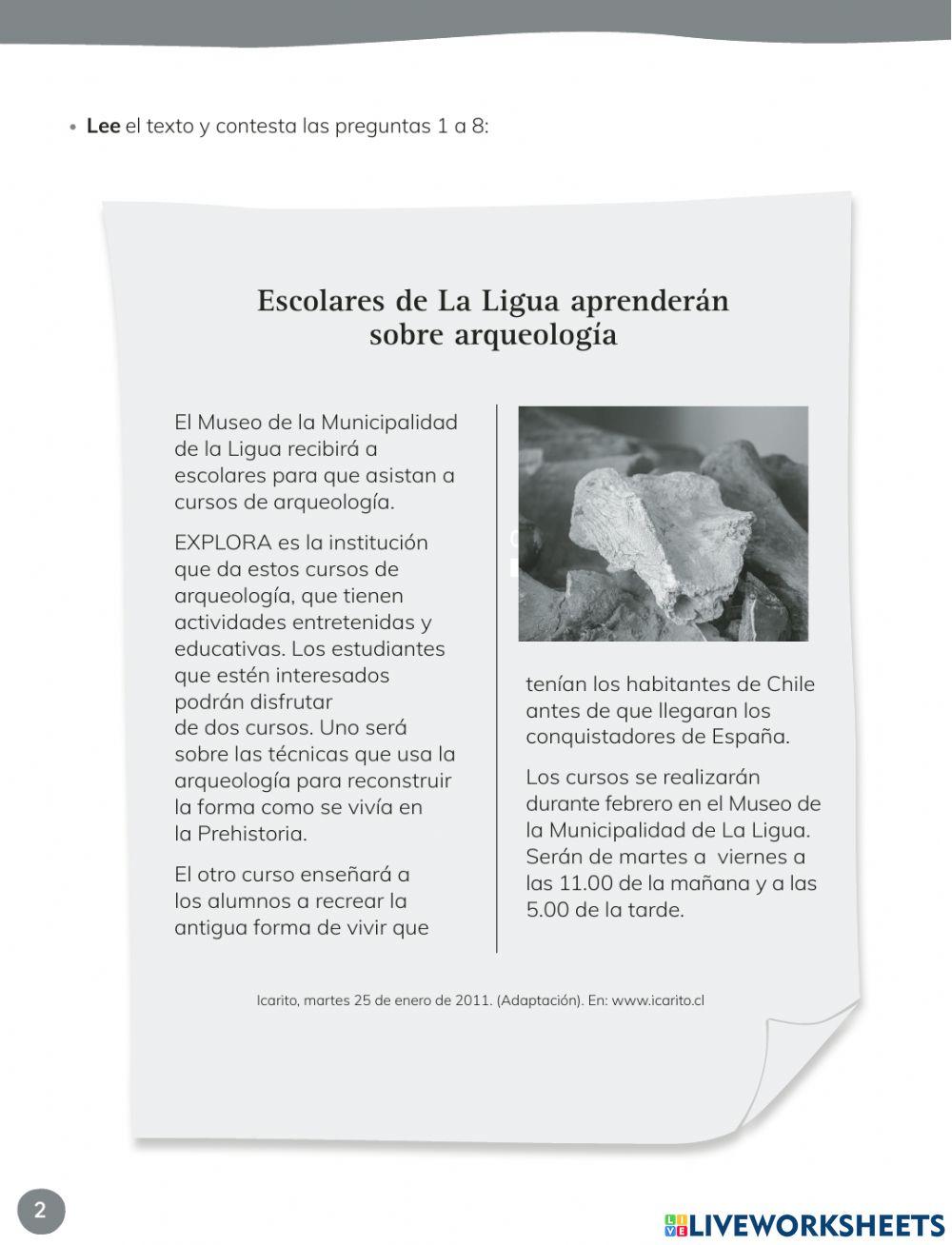 Comprensión Lectora