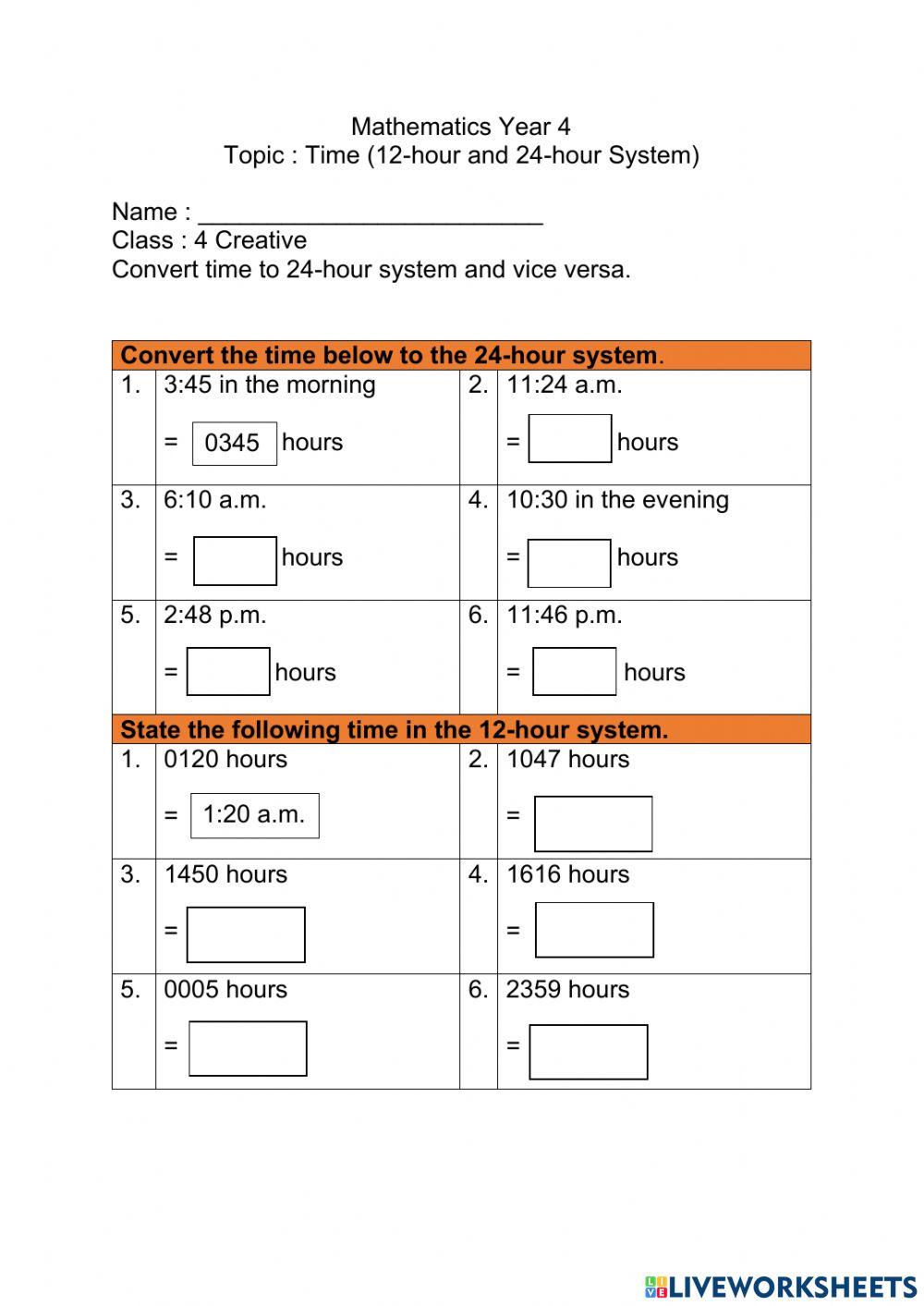 24-02 HIST 4 ANO online exercise for