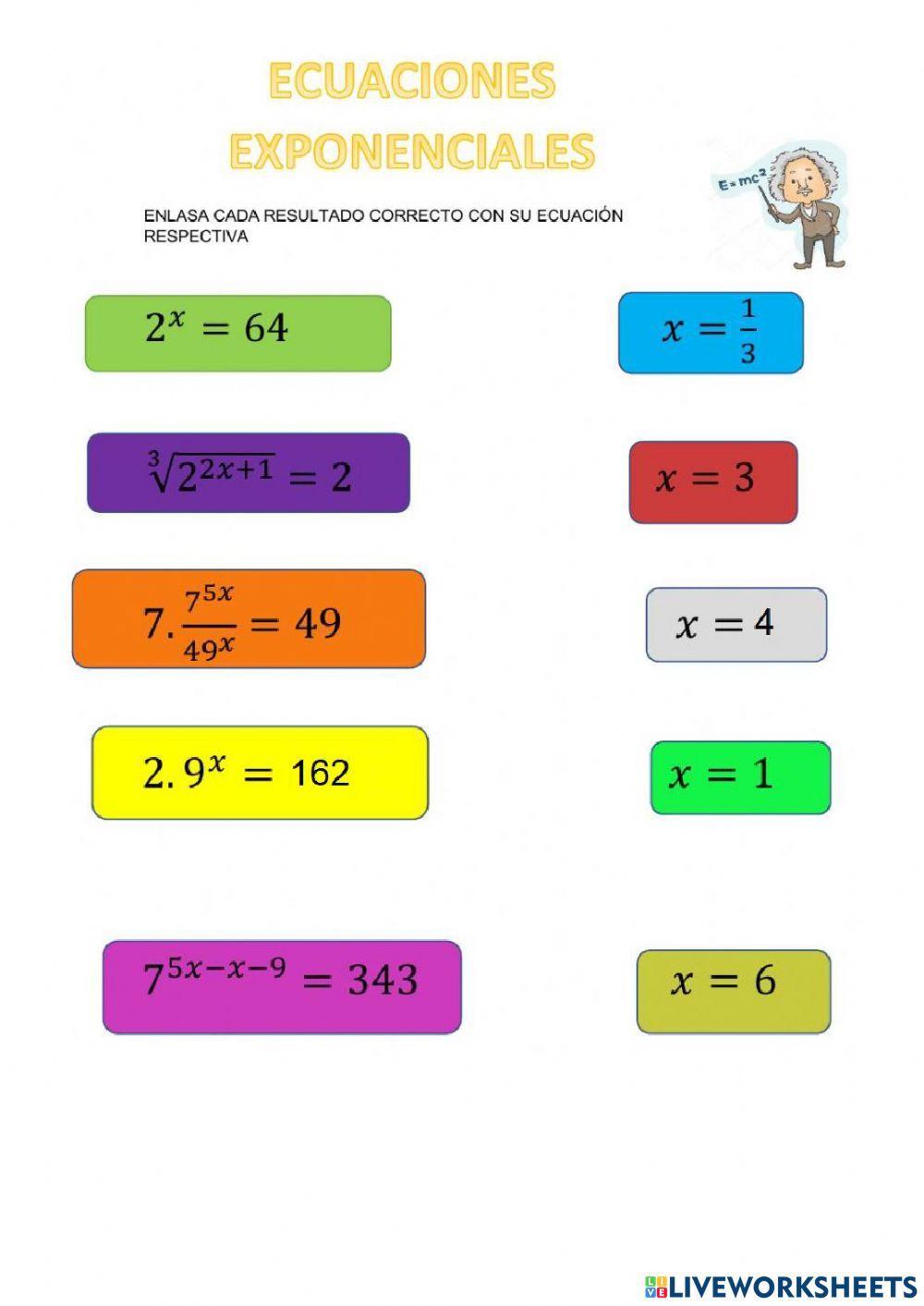 Ecuaciones Exponenciales
