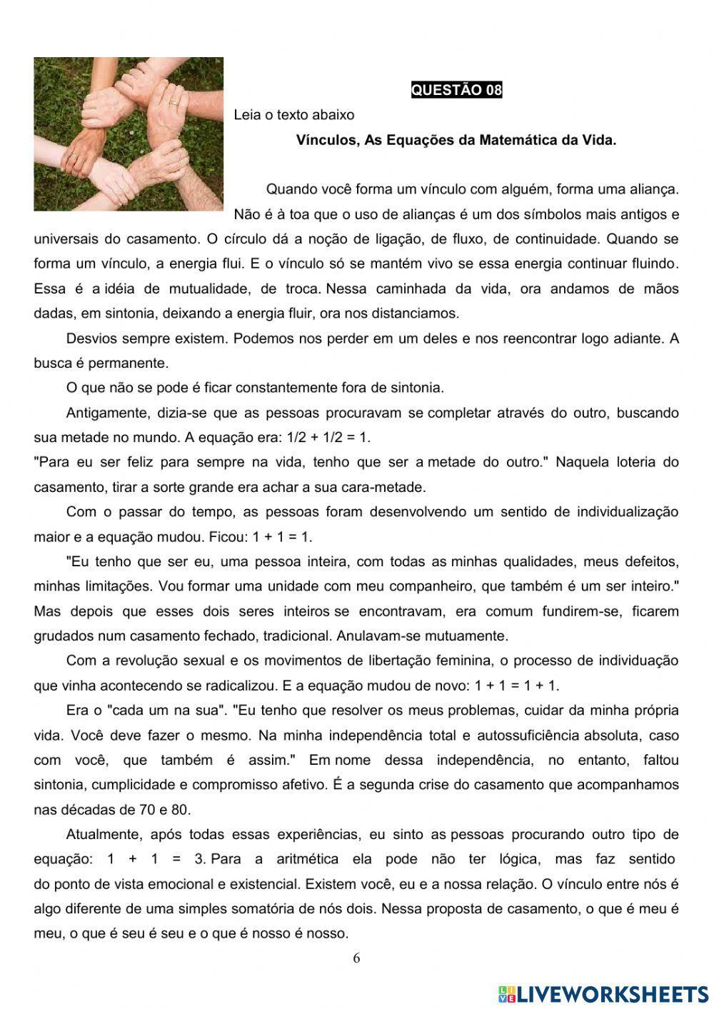 2ª Intervenção pedagógica de Língua Portuguesa