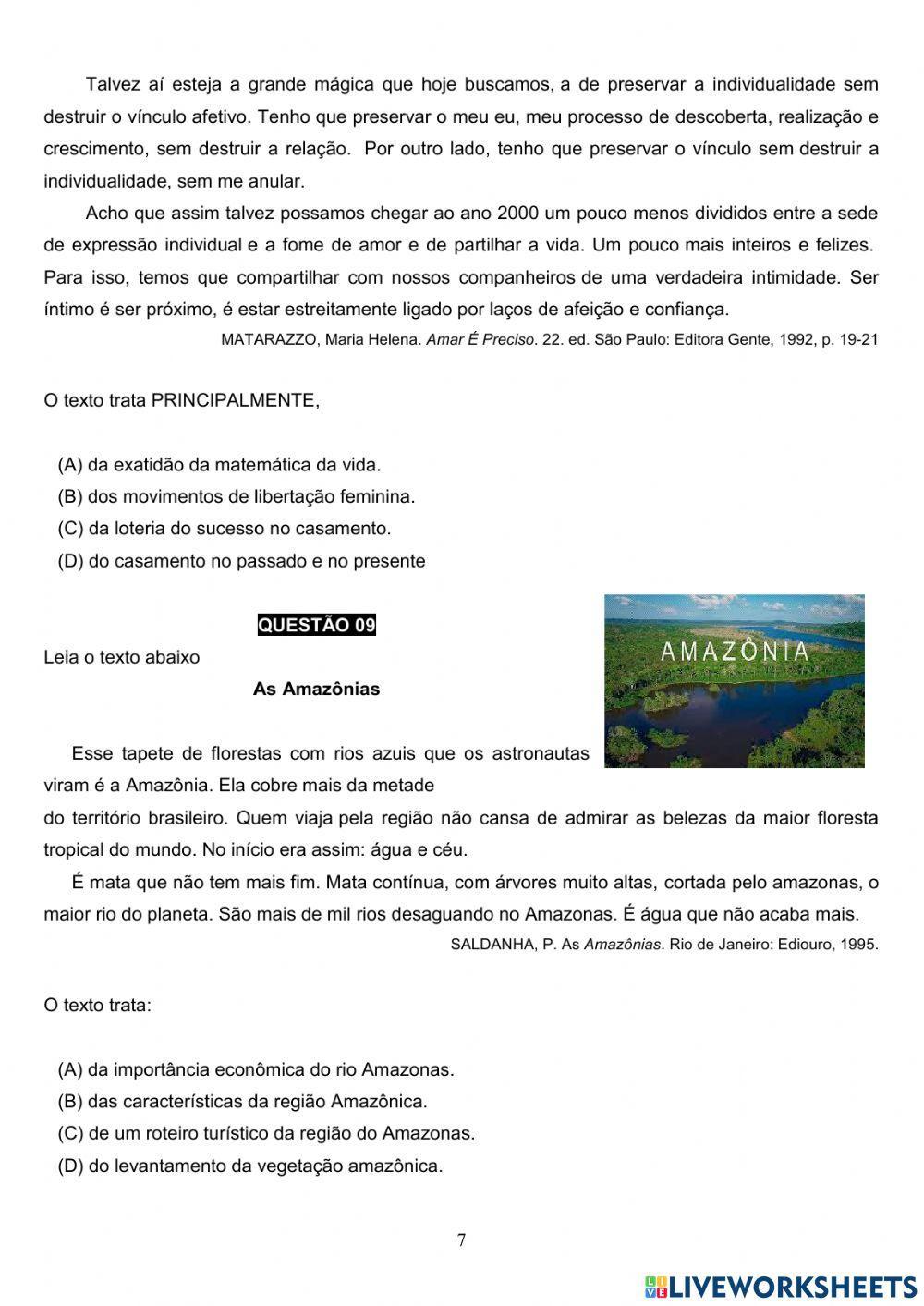 2ª Intervenção pedagógica de Língua Portuguesa