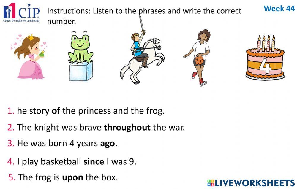 KIDS Prepositions Week 44