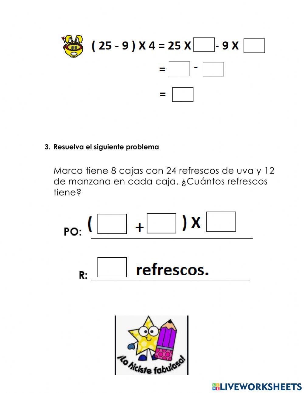 Operaciones combinadas