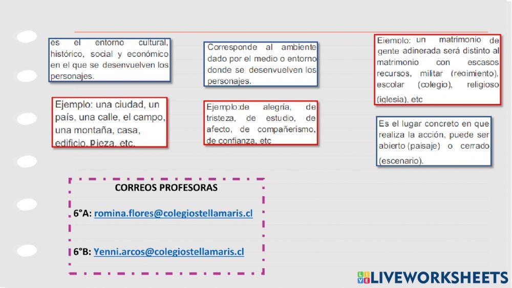 Tipos de ambientes narrativo